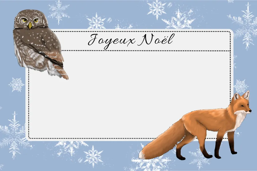 Planche de stickers de noël